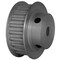 B&B Manufacturing 24-5P09-6FA3, Timing Pulley, Aluminum, Clear Anodized,  24-5P09-6FA3 - alternate 1